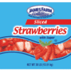Frozen James Farm - Sliced Strawberries In Syrup - 30Lbs